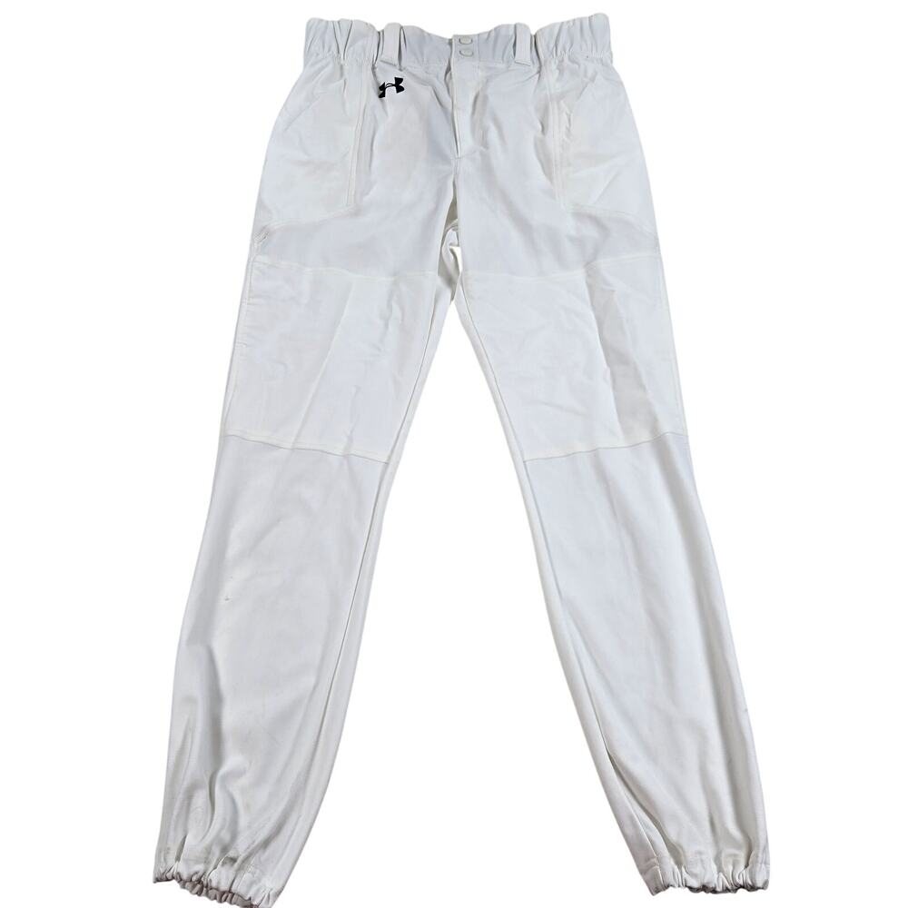 NWT Under Armour White All Season Baseball Pants Men's Size Large